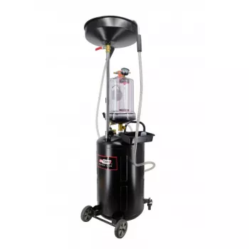 AWTOOLS AW10415BL Manuaalne Rootorpump Õlile 200L Trumlitele, 20 L/min, Malm, Teleskoopiline Imitoru, 2 inch BSP