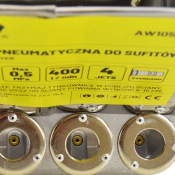 AWTOOLS AW10502 Pneumaatiline krohvimispüstol lagedele - 5L lehter, 3 otsikut, 6-9 bar
