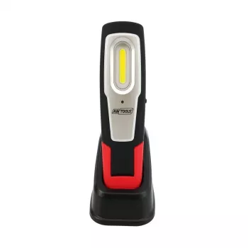 AWTOOLS AW17600 COB LED töötuli taskulambiga, magnetilise aluse ja pööratava konksuga