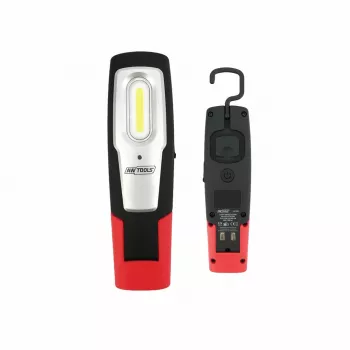 AWTOOLS AW17601 COB LED Peaklamp - 120 luumenit, 3 režiimi, IPX4 veekindel, reguleeritav peapael, patareitoide