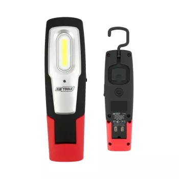 AWTOOLS AW17601 COB LED Peaklamp - 120 luumenit, 3 režiimi, IPX4 veekindel, reguleeritav peapael, patareitoide