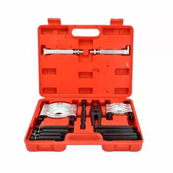 AWTOOLS AW19020 Pimeavade laagrite väljatõmbaja komplekt koos löökhaamriga, 12-38 mm, 10-osaline