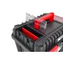 AWTOOLS AW30533BL 12-lahtriga tööriistakorraldaja kast läbipaistva kaanega, Must