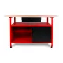 AWTOOLS AW30901 Töölaud 120x60x85 cm Must/Punane