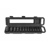 AWTOOLS AW38690BL 172-osaline kroomvanaadiumist pistikukomplekt 1/4 tolli, 3/8 tolli, 1/2 tolli ajamitega, 72-hambaliste pöördkangidega, E-Torx, otsikud ja puhutud vormiga kohver