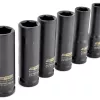 AWTOOLS AW38690BL 172-osaline kroomvanaadiumist pistikukomplekt 1/4 tolli, 3/8 tolli, 1/2 tolli ajamitega, 72-hambaliste pöördkangidega, E-Torx, otsikud ja puhutud vormiga kohver
