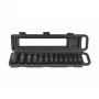 AWTOOLS AW38690BL 172-osaline kroomvanaadiumist pistikukomplekt 1/4 tolli, 3/8 tolli, 1/2 tolli ajamitega, 72-hambaliste pöördkangidega, E-Torx, otsikud ja puhutud vormiga kohver