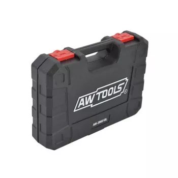 AWTOOLS AW38691BL 171-osaline 1/4 tolli, 3/8 tolli, 1/2 tolli pesavõtme komplekt rihvelvõtmete, pikenduste, otsikute ja puhutud vormiga kastiga