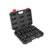 AWTOOLS AW38691BL 171-osaline 1/4 tolli, 3/8 tolli, 1/2 tolli pesavõtme komplekt rihvelvõtmete, pikenduste, otsikute ja puhutud vormiga kastiga