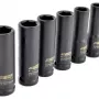 AWTOOLS AW38691BL 171-osaline 1/4 tolli, 3/8 tolli, 1/2 tolli pesavõtme komplekt rihvelvõtmete, pikenduste, otsikute ja puhutud vormiga kastiga