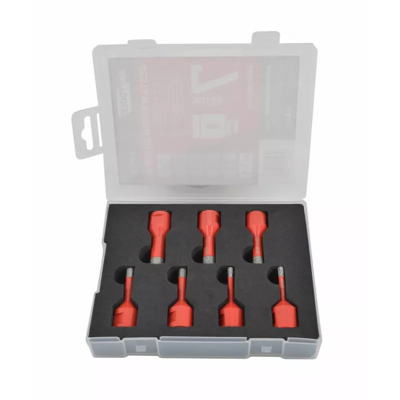 AWTOOLS AW47307 7-osaline HSS-puuriterade komplekt DIN 338 – 2-10mm metalli, puidu ja plasti puurimiseks