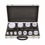 AWTOOLS Bimetalne augusaagide komplekt 19-76mm 15 tk BLACK LINE metallkohver
