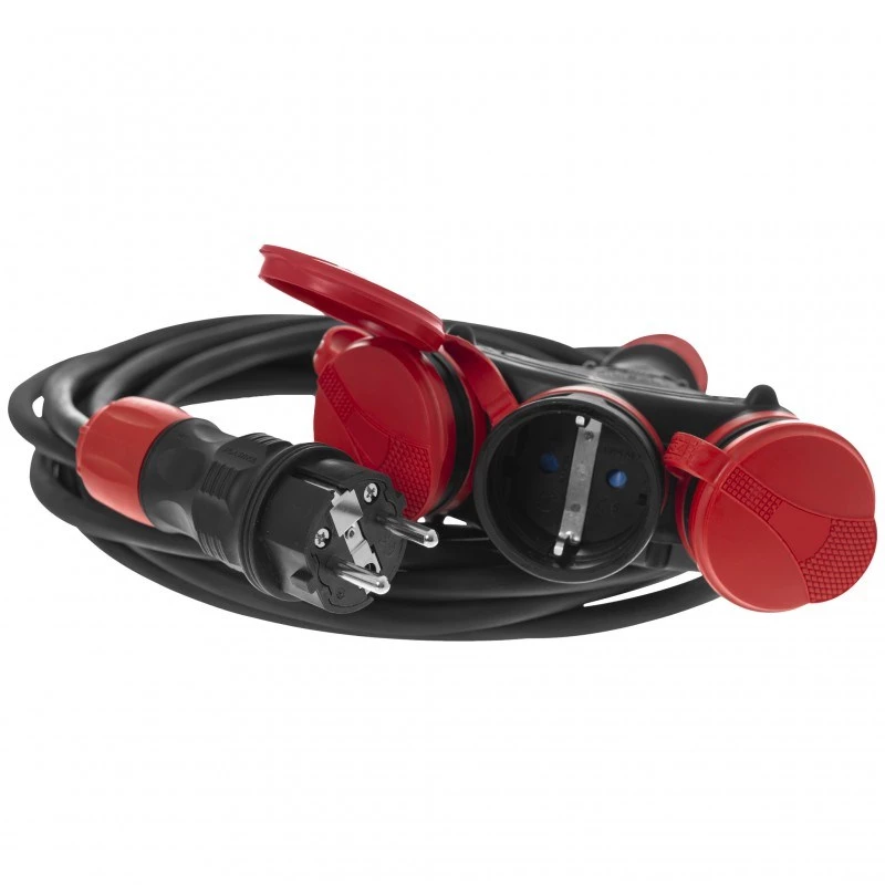 AWTOOLS EXTREME pikendusjuhe 10m 3x1.5mm² 3 pistikupesa IP54 16A/4000W