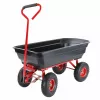 AWTOOLS Garden Cart / Dump Cart 4-Wheel 75L