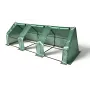 AWTOOLS minifooliumist tunnelkasvuhoone 295x95x95cm tsingitud terasraamiga ja UV-kindla PE-kattega