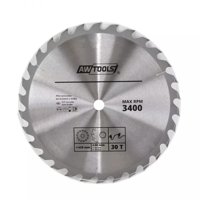 AWTOOLS TCT Circular Saw Blade 600x30x60z