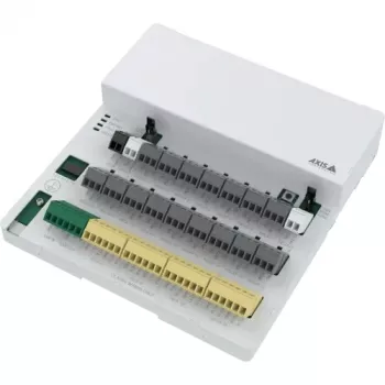 AXIS A9920 I/O relee laiendusmoodul – 8 konfigureeritavat porti, RS485, DIN-liistule paigaldatav
