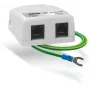 AXON NET PROTECTOR Piksekaitse Gigabit Ethernetile, RJ45, 8-juhtmeline kaitse, seinakinnitusega, metallkorpus