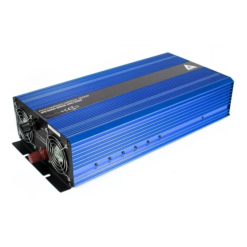 AZO Digital 24V alalisvool 230V vahelduvvool puhas siinuslaine inverter 6000W IPS-6000S