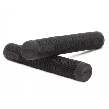 Aztek Lite Grips Ruby - TPR Soonilise Mustriga Tõukeratta Käepidemed Otsikutega (Paar)