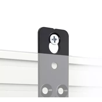 B-TECH SYSTEM X siinirööpa kinnitusklamber BT8390 jaoks – 5 mm seinast, must