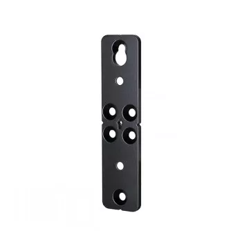 B-TECH SYSTEM X siinirööpa kinnitusklamber BT8390 jaoks – 5 mm seinast, must