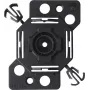 Bachmann 375.542 ühe koha 50x50 mm seadme paigaldusplaat, must