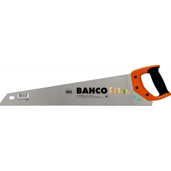 Bahco 16-tolline kõvastatud hammastega käsisaag XT-hammastusega, 7/8 TPI, ergonoomiline kahest materjalist käepide, roostekaitseline kate, puidule, puitlaastplaadile ja vineerile (08NP16U78HP)