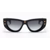 Balmain BPS-151A-55 Naiste Päikeseprillid Must Atsetaat Hall Polükarbonaat Lääts 55 mm