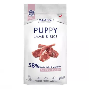 BALTICA Nutraceutic Puppy Lamb with Rice Mono kuivtoit koertele 3 kg