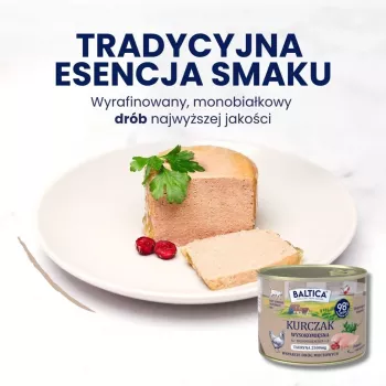 BALTICA Smaki Regionów täiskasvanud kassitoit kana 400g