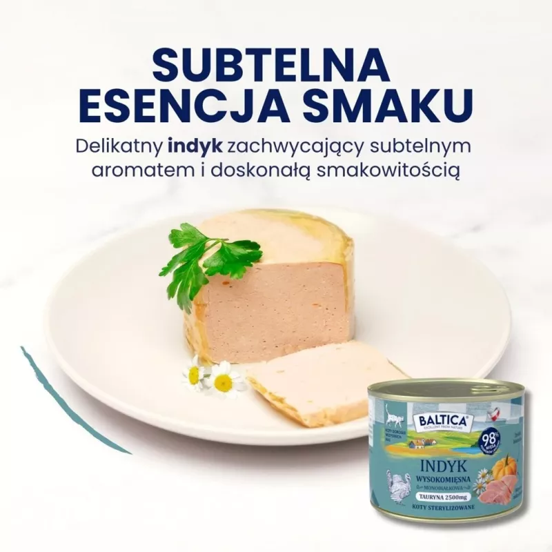 BALTICA Smaki regionów Turkey Mono - Märgkassitoit - 400g
