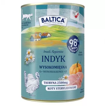 BALTICA Smaki regionów Turkey Mono - Märgkassitoit - 400g