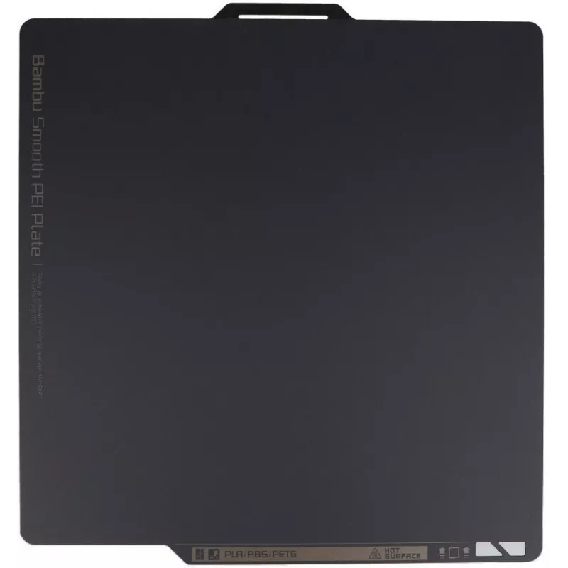 BambuLab Smooth PEI Plate 256x256mm X1/P1P/P1S/A1 jaoks