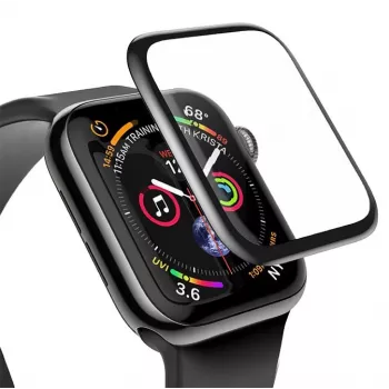 Baseus 0,23 mm kumera ekraaniga karastatud klaasist ekraanikaitse Apple Watch 38mm must (SGAPWA4-C01)