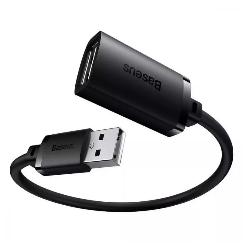 Baseus AirJoy seeria USB 2.0 pikenduskaabel 1,5m must