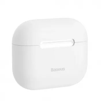 Baseus Apple AirPods 3 Super Õhuke Silikoonkest Valge