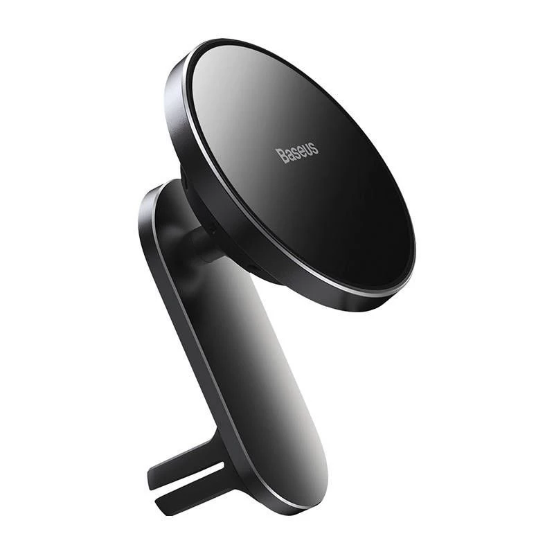 Baseus Big Energy Autoalus juhtmevaba laadijaga 15W iPhone 12/13 jaoks (must)