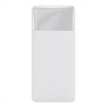 Baseus Bipow Powerbank ekraaniga 10000mAh 15W (väljaanne välismaale) Valge