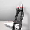 Baseus Cafule Kaabel Vastupidav Nailonpunutud USB-A USB-C QC3.0 2A 3M Punane (CATKLF-U09)