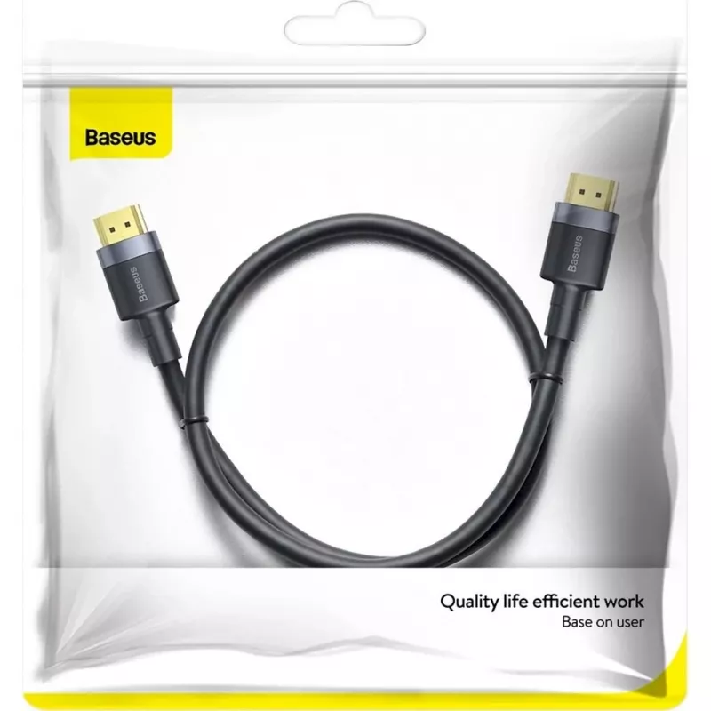 Baseus Cafule HDMI 2.0 kaabel 1m M/M Must