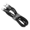 Baseus Cafule Lightning-kaabel 2A 3m Kuld/Must (CALKLF-RV1)