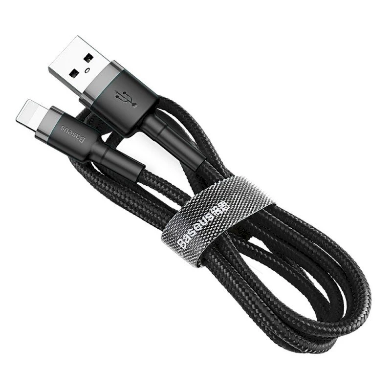 Baseus Cafule Lightning-kaabel 2A 3m Kuld/Must (CALKLF-RV1)
