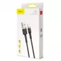 Baseus Cafule Lightning-kaabel 2A 3m Kuld/Must (CALKLF-RV1)