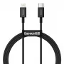 Baseus Cafule Series Metal USB-A to Lightning kaabel 1m Must CATLYS-A01