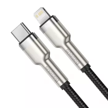 Baseus Cafule Series Metal USB-C to Lightning kaabel PD 20W 1m Must