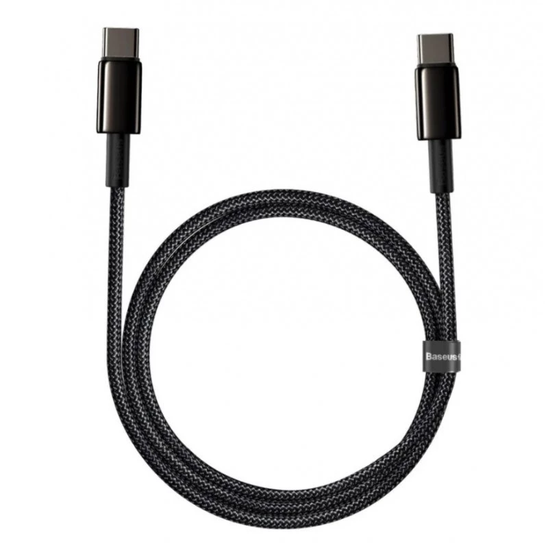 Baseus Cafule Series Metal USB-C to USB-C kaabel 1m 100W Must