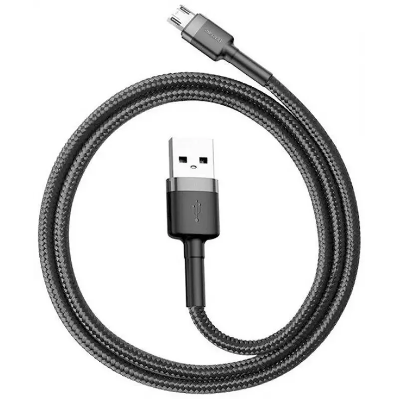 Baseus Cafule USB 2.0 Type A to Micro B isane-isane kaabel 2m (must)