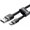 Baseus Cafule USB 2.0 Type A to Micro B isane-isane kaabel 2m (must)