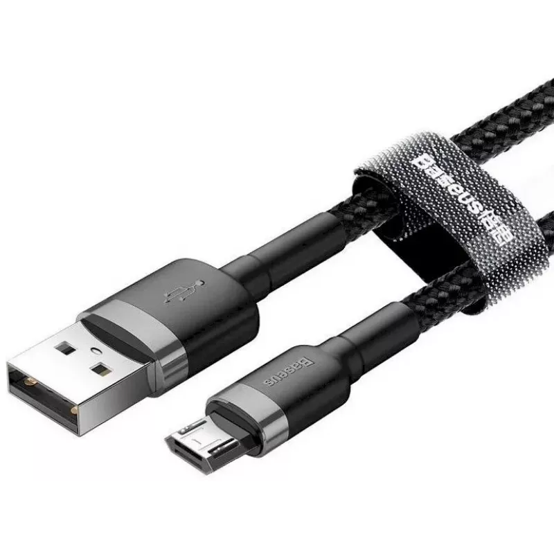 Baseus Cafule USB 2.0 Type A to Micro B isane-isane kaabel 2m (must)